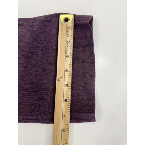 Jenny Newman Womens Pants Size 8 Petite Purple Plum Elastic Waist - Picture 10 of 11